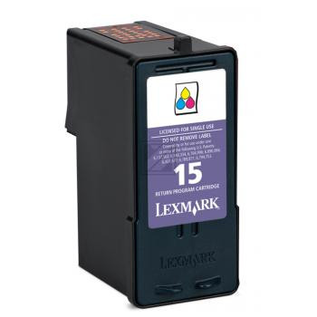 Lexmark Tintenpatrone Prebate 3-farbig (018C2110E 18C2110E, 15 15RP)