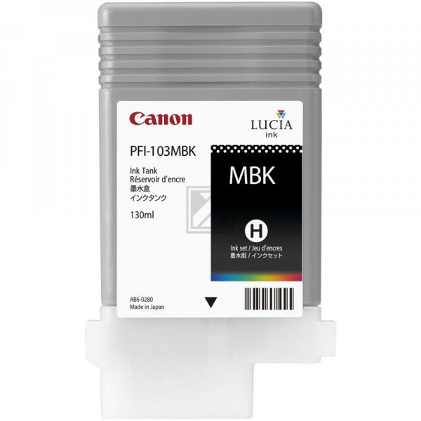 Canon Tintenpatrone schwarz matt (2211B001 2211B001AA, PFI-103MBK)