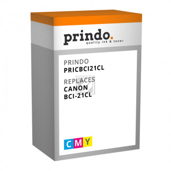 Prindo Tintenpatrone cyan/gelb/magenta (PRICBCI21CL)