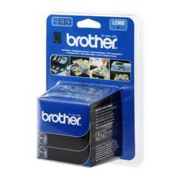 Brother Tintenpatrone 2 x schwarz 2-Pack (LC-900BKBP2)