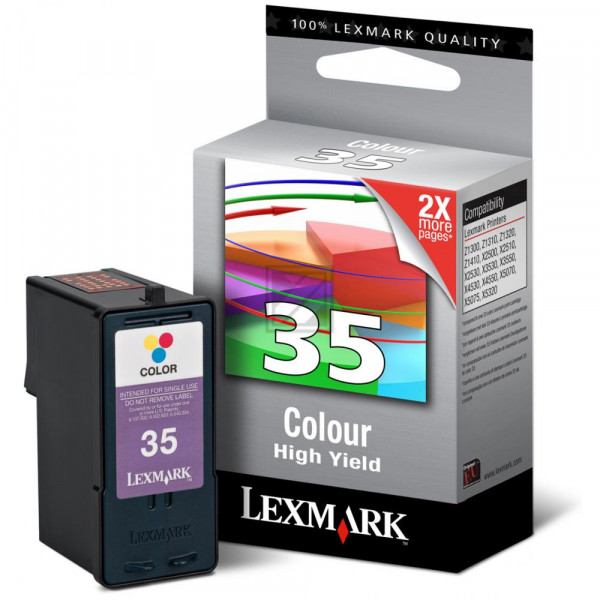 Lexmark Tintendruckkopf 3-farbig HC (18C0035E, 35)