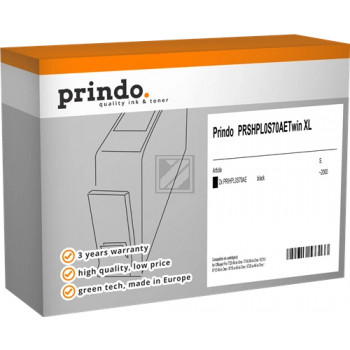 Prindo Tintenpatrone (Classic) 2 x schwarz HC (PRSHPL0S70AETwin) ersetzt L0S70AE (953XL)