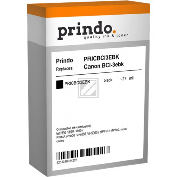 Prindo Tintenpatrone schwarz (PRICBCI3EBK)
