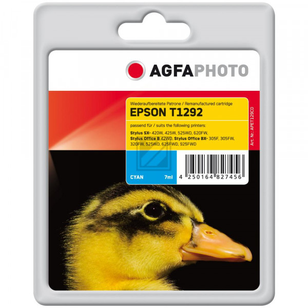 Agfaphoto Tintenpatrone cyan HC (APET129CD)