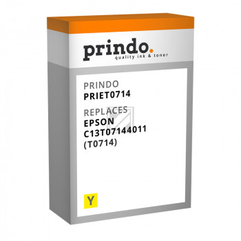 Prindo Tintenpatrone gelb HC (PRIET0714)