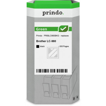Prindo Tintenpatrone (Green) schwarz (PRIBLC980BKG)