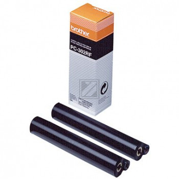 Brother Thermo-Transfer-Rolle 2 x schwarz 2-Pack (PC-302RF)