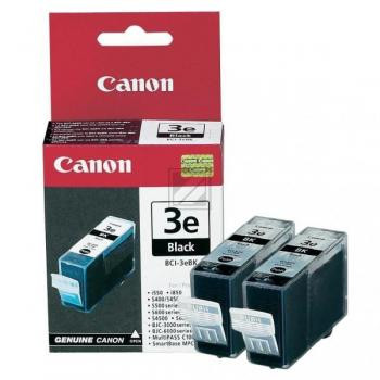 Canon Tintenpatrone 2 x schwarz 2-Pack (4479A028AA, 2 x BCI-3EBK)