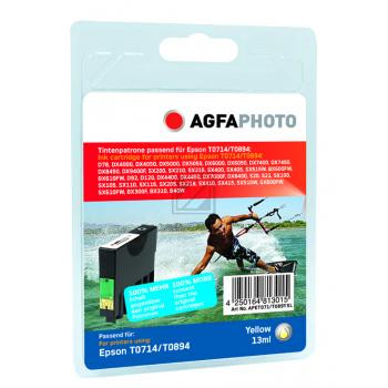 Agfaphoto Tintenpatrone gelb HC (APET071_T089YXLD)