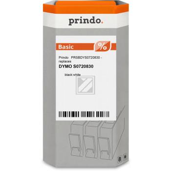 Prindo Schriftbandkassette schwarz/weiß (PRSBDYS0720830)