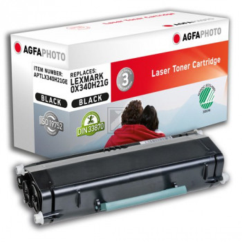 Agfaphoto Toner-Kartusche schwarz HC (APTLX340H21GE) ersetzt X340H21G