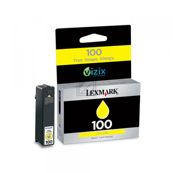 Lexmark Tintenpatrone Prebate gelb (14N0902E, 100)