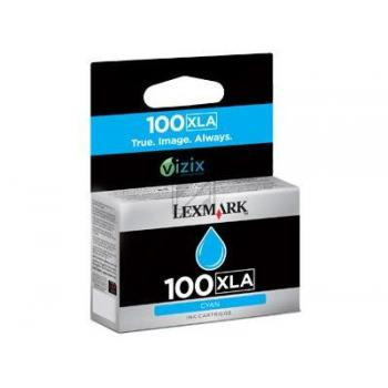 Lexmark Tintenpatrone cyan HC (14N1093E, 100XLA)