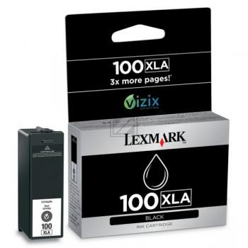 Lexmark Tintenpatrone schwarz HC (14N1092E, 100XLA)
