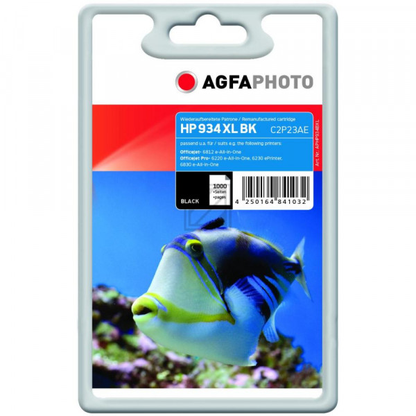 Agfaphoto Tintenpatrone schwarz HC (APHP934BXL)