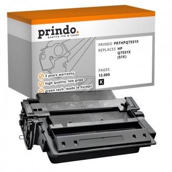 Prindo Toner-Kartusche schwarz HC (PRTHPQ7551X)