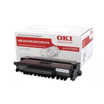 OKI Toner-Kartusche schwarz (01239901)