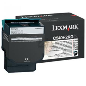 Lexmark Toner-Kartusche schwarz HC (C540H2KG)