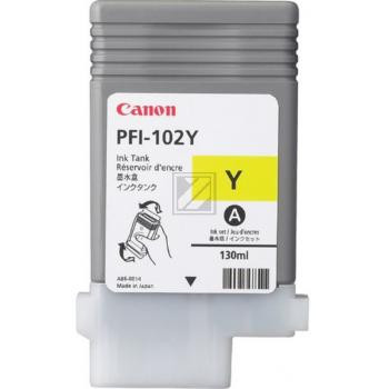 Canon Tintenpatrone gelb (0898B001AA, PFI-102Y)