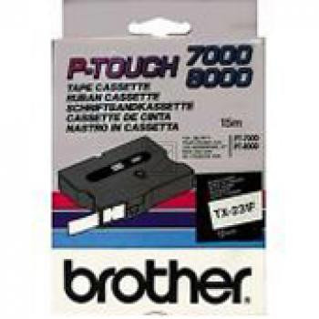 Brother Schriftbandkassette schwarz/weiß (TX-231)