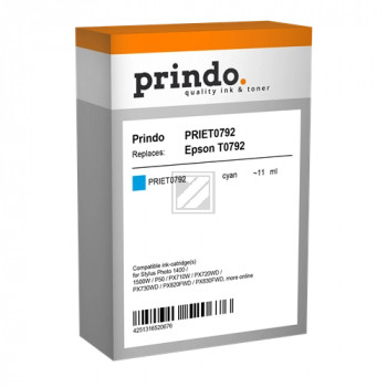 Prindo Tintenpatrone cyan (PRIET0792)