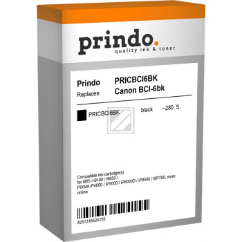 Prindo Tintenpatrone schwarz (PRICBCI6BK)